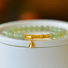 Natural Jade Bracelet Nephrite Silver Bracelet