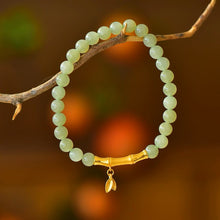Natural Jade Bracelet Nephrite Silver Bracelet