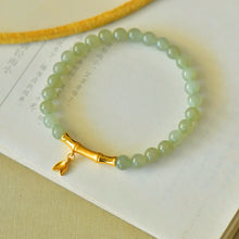 Natural Jade Bracelet Nephrite Silver Bracelet