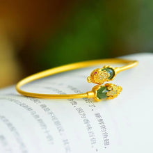 Natural Jade Bracelet Nephrite Silver Pixiu Bracelet