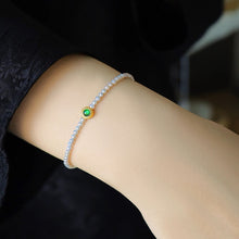 Natural Jade Bracelet Pearl Jadeite Bracelet