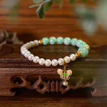 Natural Jade Bracelet Pearl Jadeite Bracelet