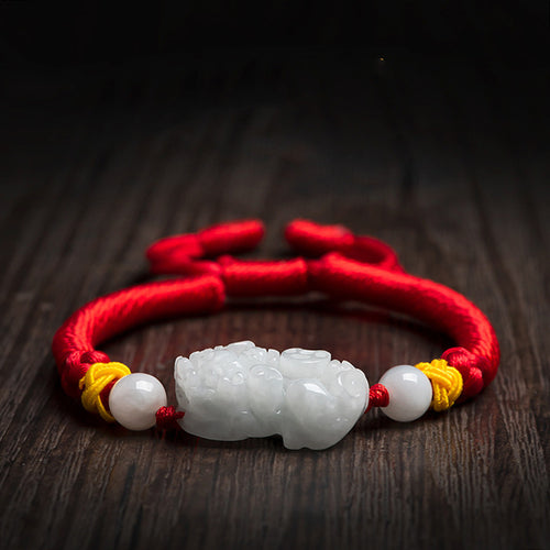Natural Jade Bracelet Pixiu Jadeite Bracelet