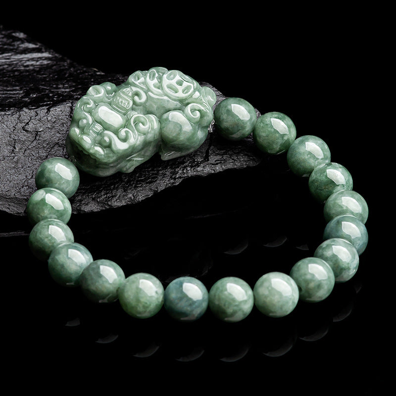 Natural Jade Bracelet Pixiu Jadeite Bracelet