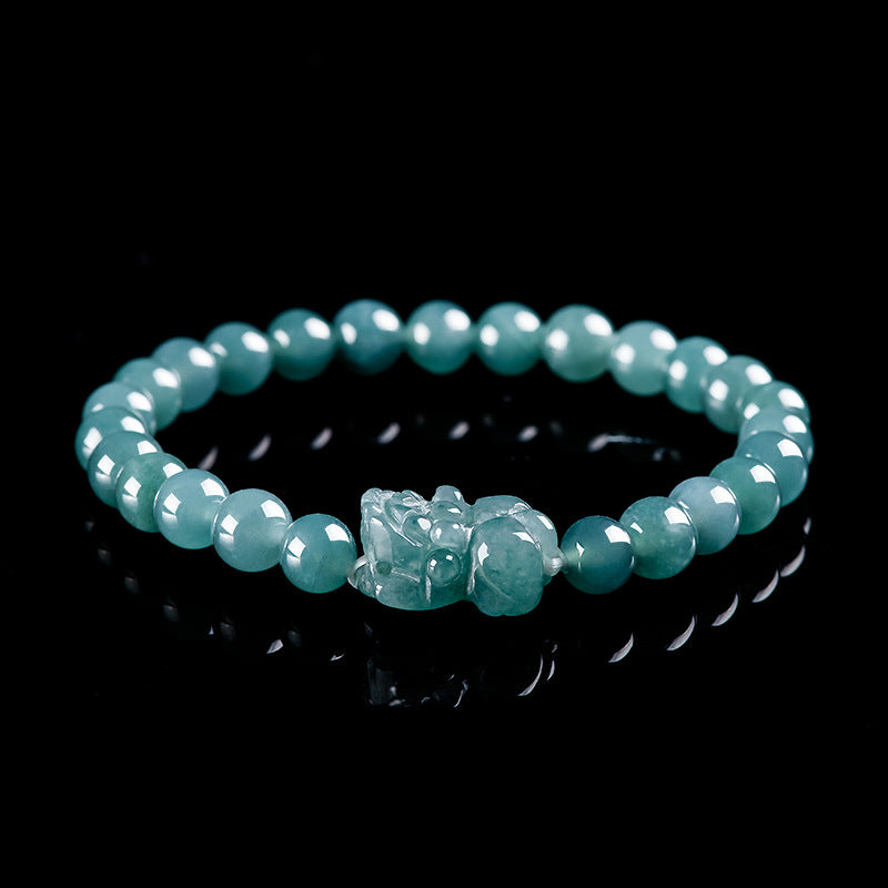 Natural Jade Bracelet Pixiu Jadeite Bracelet