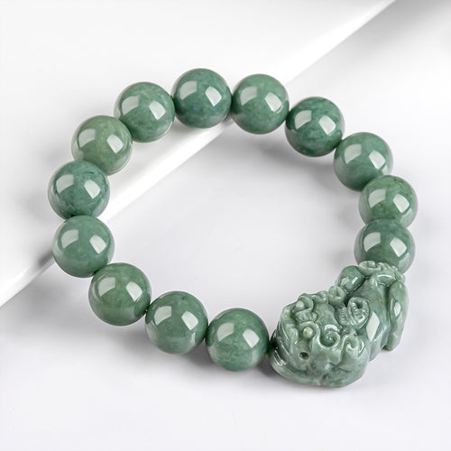 Natural Jade Bracelet Pixiu Jadeite Bracelet
