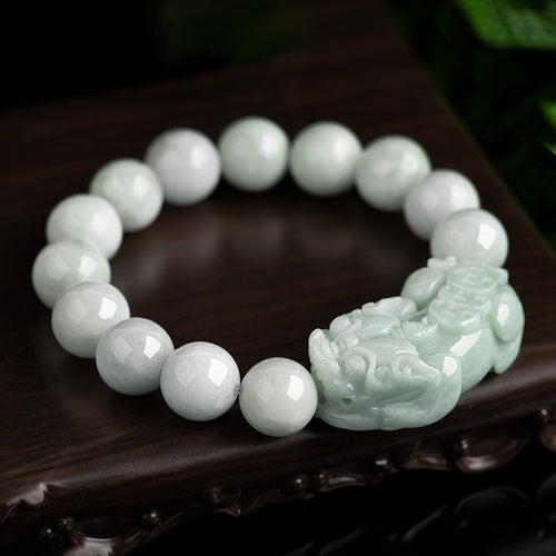 Natural Jade Bracelet Pixiu Jadeite Bracelet