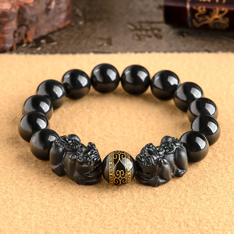Natural Jade Bracelet Pixiu Jadeite Bracelet