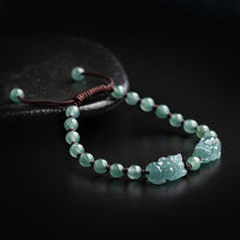 Natural Jade Bracelet Pixiu Jadeite Bracelet