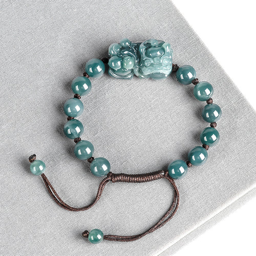 Natural Jade Bracelet Pixiu Jadeite Bracelet