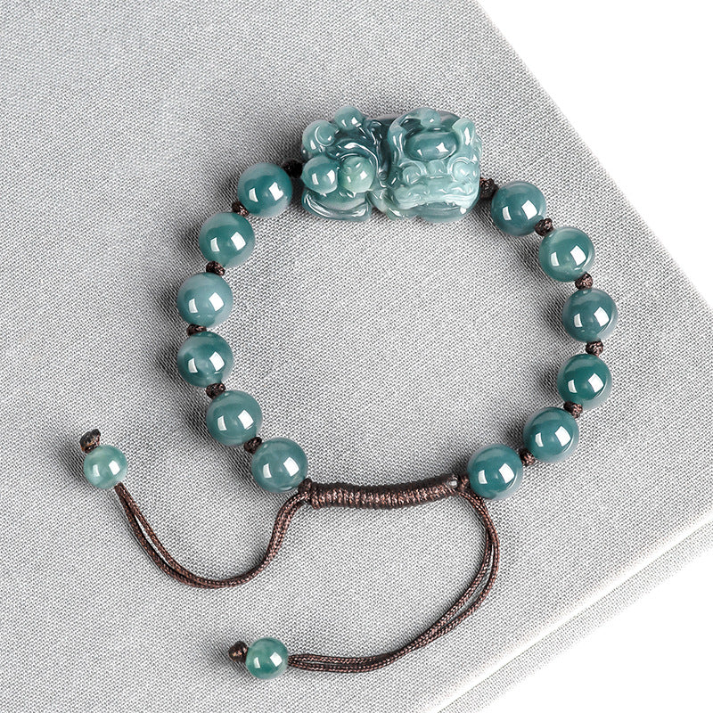 Natural Jade Bracelet Pixiu Jadeite Bracelet