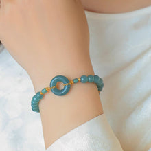Natural Jade Bracelet Silver Jadeite Bracelet