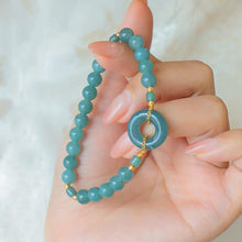 Natural Jade Bracelet Silver Jadeite Bracelet