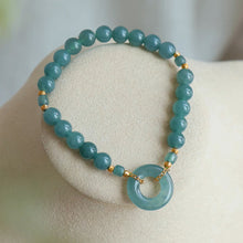 Natural Jade Bracelet Silver Jadeite Bracelet