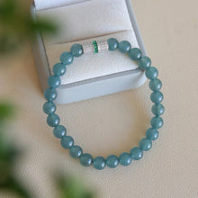 Natural Jade Bracelet Silver Jadeite Bracelet