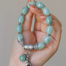 Natural Jade Bracelet Silver Jadeite Bracelet