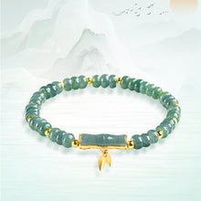 Natural Jade Bracelet Silver Jadeite Bracelet