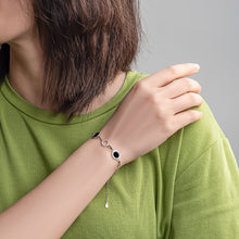 Natural Jade Bracelet Silver Jadeite Bracelet