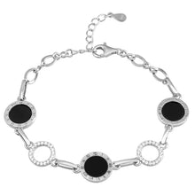 Natural Jade Bracelet Silver Jadeite Bracelet