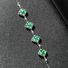 Natural Jade Bracelet Silver Jadeite Bracelet