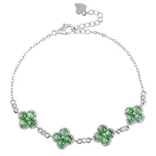 Natural Jade Bracelet Silver Jadeite Bracelet