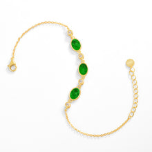 Natural Jade Bracelet Silver Jadeite Bracelet