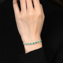 Natural Jade Bracelet Silver Jadeite Bracelet