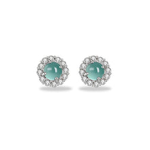 Natural Jade Earrings Jadeite Silver Earrings