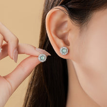 Natural Jade Earrings Jadeite Silver Earrings