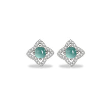 Natural Jade Earrings Jadeite Silver Earrings