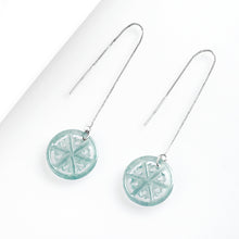 Natural Jade Earrings Silver Jadeite Earrings