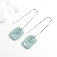 Natural Jade Earrings Silver Jadeite Earrings
