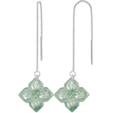 Natural Jade Earrings Silver Jadeite Earrings