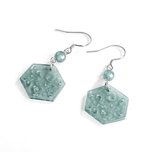 Natural Jade Earrings Silver Jadeite Earrings