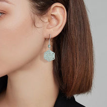 Natural Jade Earrings Silver Jadeite Earrings