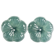 Natural Jade Earrings Silver Jadeite Earrings