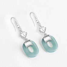 Natural Jade Earrings Silver Jadeite Earrings