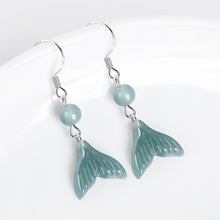 Natural Jade Earrings Silver Jadeite Earrings