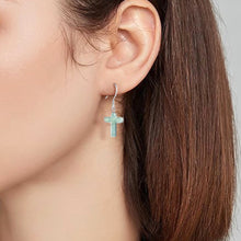 Natural Jade Earrings Silver Jadeite Earrings