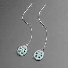 Natural Jade Earrings Silver Jadeite Earrings