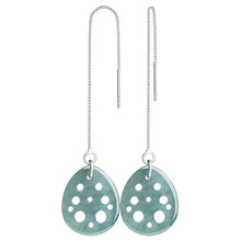 Natural Jade Earrings Silver Jadeite Earrings