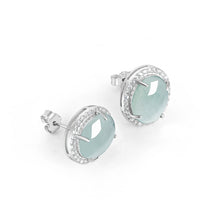 Natural Jade Earrings Silver Jadeite Earrings