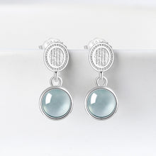 Natural Jade Earrings Silver Jadeite Earrings