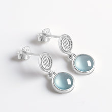 Natural Jade Earrings Silver Jadeite Earrings