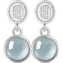 Natural Jade Earrings Silver Jadeite Earrings