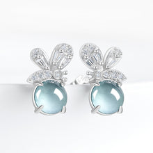 Natural Jade Earrings Silver Jadeite Earrings