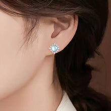 Natural Jade Earrings Silver Jadeite Earrings