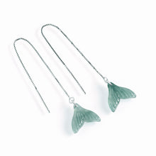 Natural Jade Earrings Silver Jadeite Earrings
