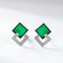 Natural Jade Earrings Silver Jadeite Earrings