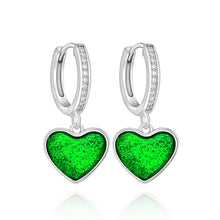Natural Jade Earrings Silver Jadeite Earrings